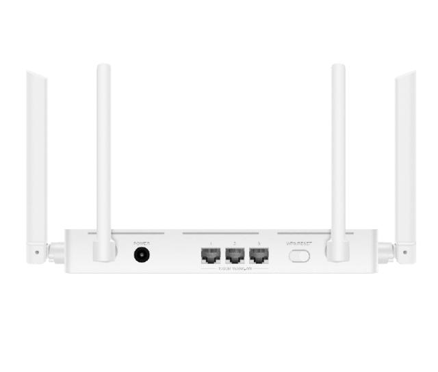 Рутер Huawei AX2 Wifi Router,  Wi-Fi 6, 128MB RAM + 128 MB ROM, up to 300 Mbit/s over a 2.4 GHz Wi-Fi network, up to 1201 Mbit/s over a 5 GHz  Wi-Fi network, White
