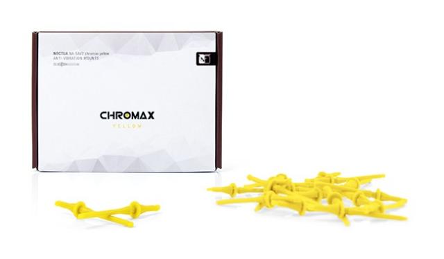 Антивибрационни елементи за Noctua Fan Slics 20pcs - NA-SAV2 chromax yellow