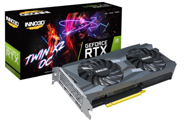 Видео карта Inno3D GeForce RTX 3060 Ti Twin X2 OC LHR
