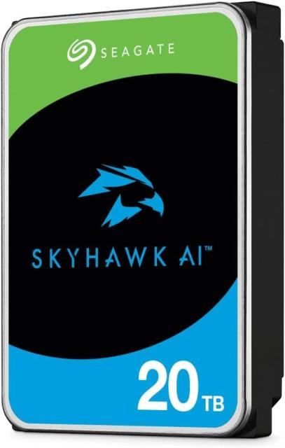 Твърд диск Seagate SkyHawk AI, 20TB, 7200 RPM, 256MB, 3.5" (8.89 cm) - ST20000VE002