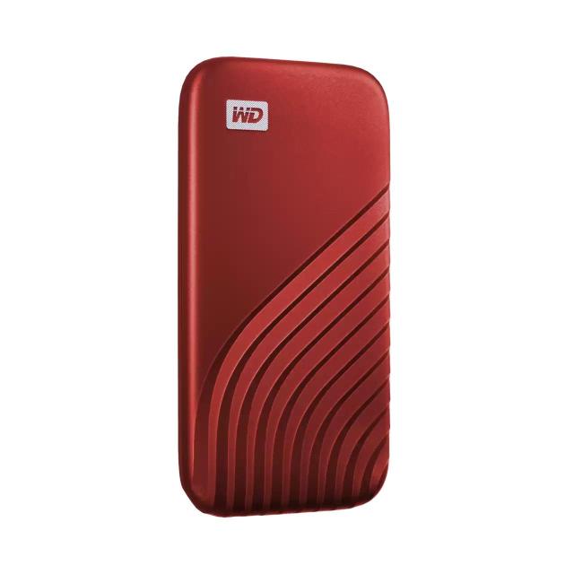 Външен диск Western Digital WD My Passport 1TB, USB 3.2 Gen 2/Type-C,  Червен