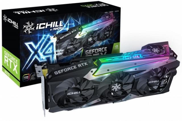 Видео карта Inno3D GeForce RTX 3070 iChill X4 LHR