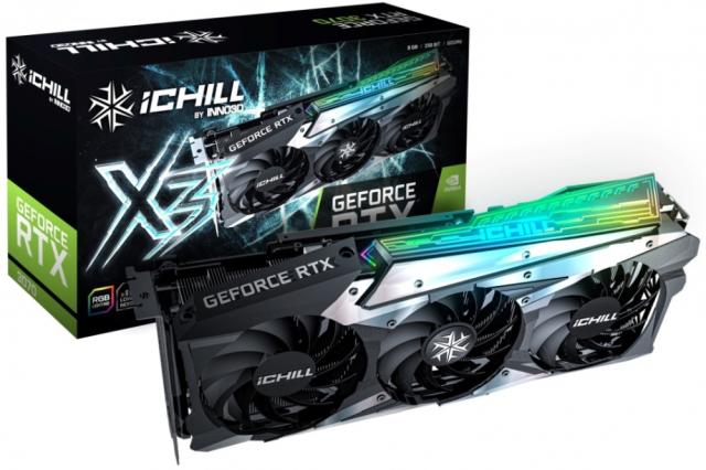 Видео карта Inno3D GeForce RTX 3070 TI X3 OC