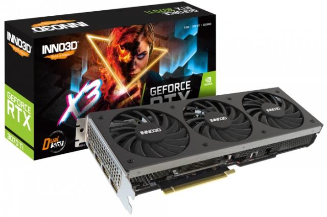Видео карта Inno3D GeForce RTX 3070 Ti X3