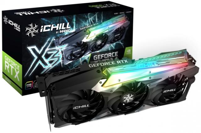 Видео карта Inno3D GeForce RTX 3080 iChill X3