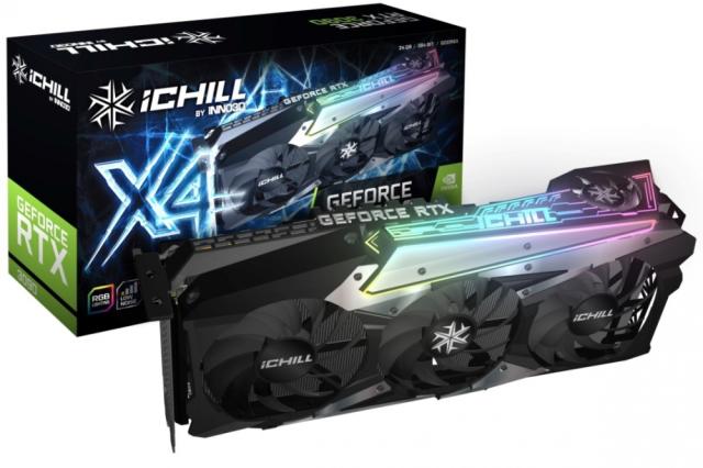 Видео карта Inno3D GeForce RTX 3090 iChill X4