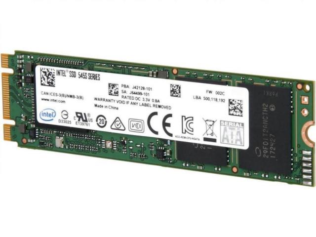 Твърд диск Intel SSD 545s 512GB SED M.2