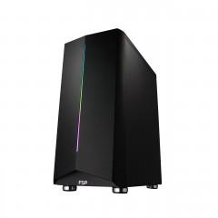 Кутия FSP CMT151, Mid-Tower, 1x USB 3.0, 2x USB 2.0, ATX/mATX, черна