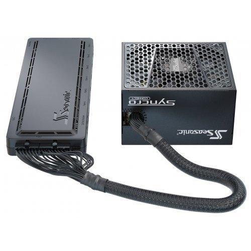 Кутия Seasonic SYNCRO Q704, 1x USB Type-C, 2x USB 3.0, E-ATX/ATX/Micro ATX/Mini-ITX, 650W SYNCRO-DGC-650 захранване