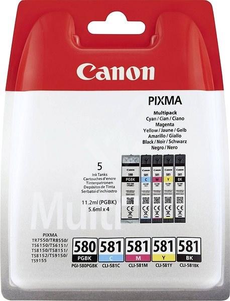Консуматив Canon CRG PGI-580+CLI-581 C/M/Y/BK Multi Pack 