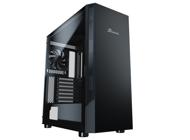 Кутия Seasonic ARCH Q5, USB Type-C, E-ATX, ATX, Micro ATX, ITX, прозорец, черна, 650W Seasonic CONNECT захранване