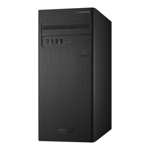 Настолен компютър Asus ExpertCenter D5 Tower (6-ядрен) Rocket Lake Intel Core i5-11500 2.7/4.6 GHz, 16GB DDR4, SSD 512GB+1TB HDD, 2x USB 3.2 Gen 2 Type-A, Windows 11 Pro