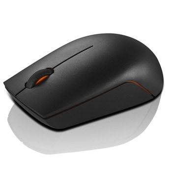 Мишка Lenovo 300 Wireless, оптична (1000 dpi), черна