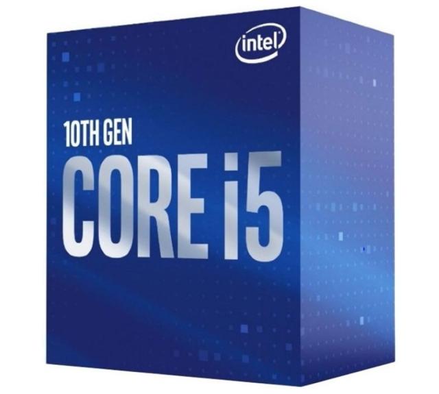 Процесор Intel Core i5-10400 (6-ядрен) 2.9/4.3GHz, 12MB Cache, 1100MHz графична честота, LGA1200, Box, с охлаждане