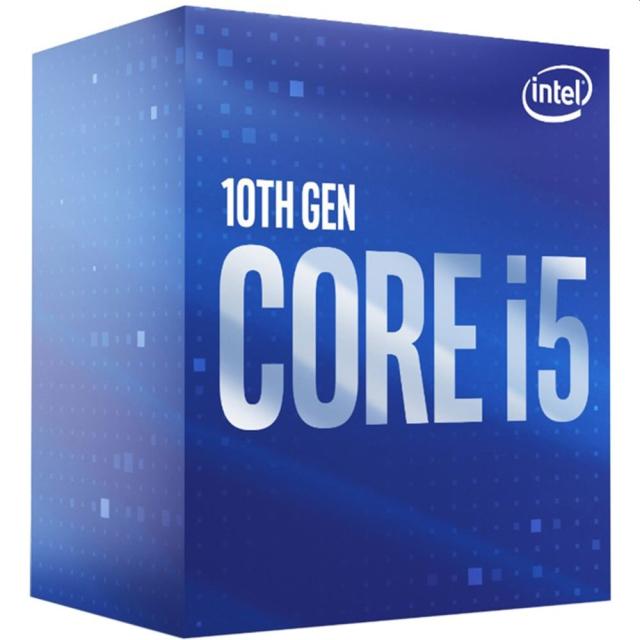 Процесор Intel Core i5-10400F (6-ядрен) 2.9/4.3 GHz, 12MB Cache, LGA1200, Box, с охлаждане