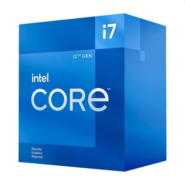 Процесор Intel Core i7-12700F (12-ядрен) 2.6/4.9GHz, 25MB Cache, LGA1700 BOX, с охлаждане