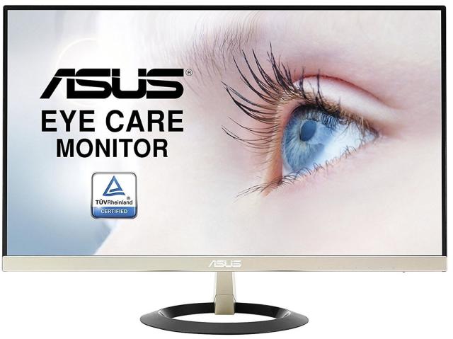 Монитор Asus VZ249Q, 23.8" (60.45cm) IPS панел, Full HD, 5ms, 250 cd/m2, D-Sub, HDMI, DP