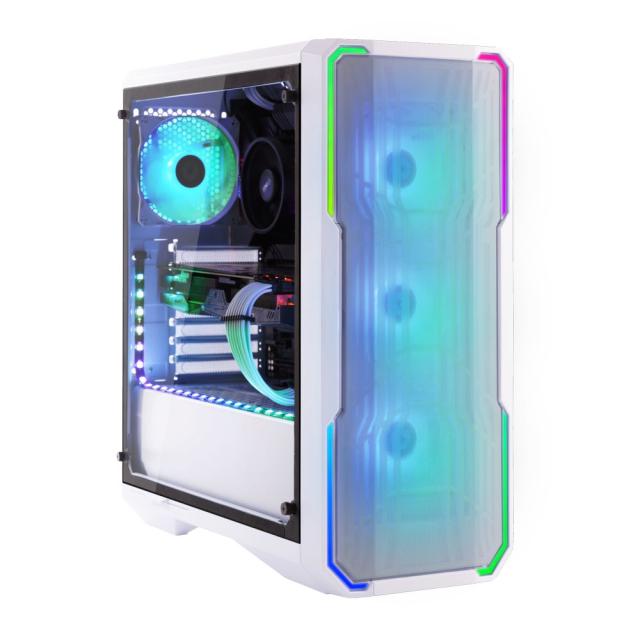 Кутия BitFenix Enso Mesh 4ARGB WHITE, Mid Tower, 2x USB 3.0, E-ATX/ATX/Micro ATX/Mini-ITX