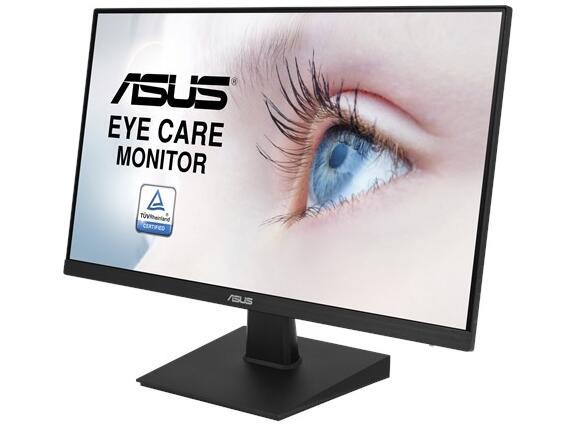 Монитор Asus VA27EHE, 27" (68.58 cm) IPS панел, 75Hz, Full HD, 5ms, 250 cd/m2, Adaptive-Sync, Low Blue Light, Flicker Free, Wall Mountable, HDMI, VGA