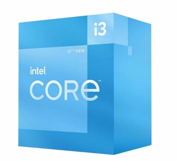 Процесор Intel Core i3-12100F (4-ядрен) 3.3/4.3 GHz, 12MB Cache, LGA1700, BOX, с охлаждане