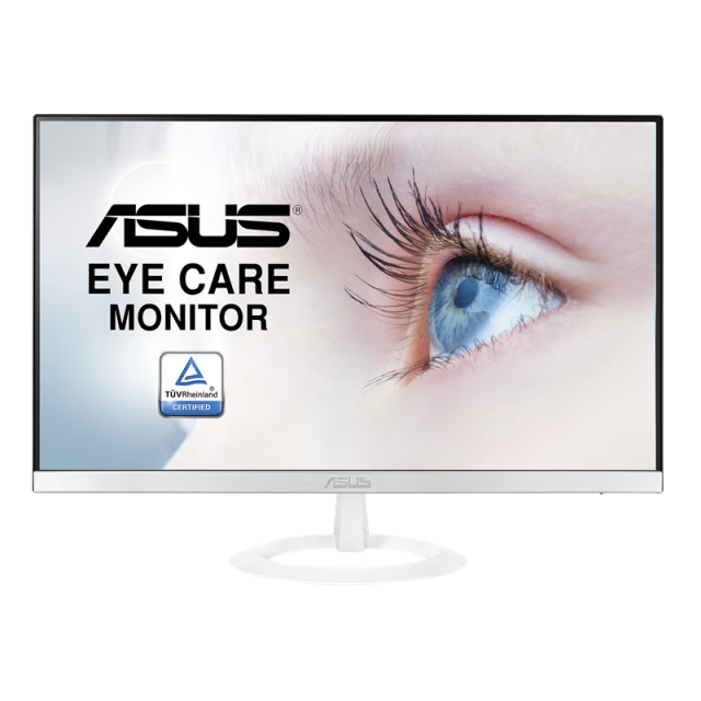 Монитор Asus VZ279HE-W, 27" (68.58 cm) IPS SLIM 7MM, 75Hz, Full HD, 5ms(GTG), 250cd/m2, HDMI, VGA