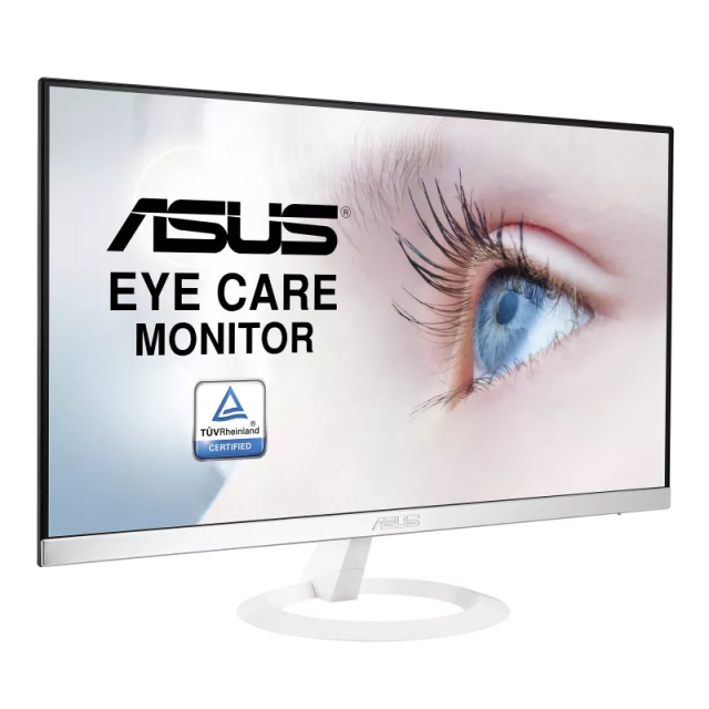 Монитор Asus VZ279HE-W, 27" (68.58 cm) IPS SLIM 7MM, 75Hz, Full HD, 5ms(GTG), 250cd/m2, HDMI, VGA
