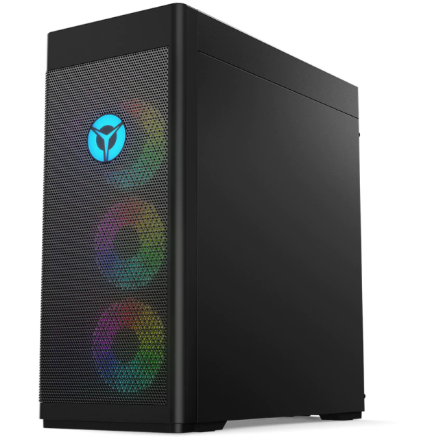Настолен компютър Lenovo Legion T7 34IAZ7, (16-ядрен) Alder Lake Intel Core i9-12900KF 2.4/5.2 GHz, GeForce RTX 3080 Ti 12GB, 64GB DDR5, 1TB SSD, 2TB SSD, Free DOS