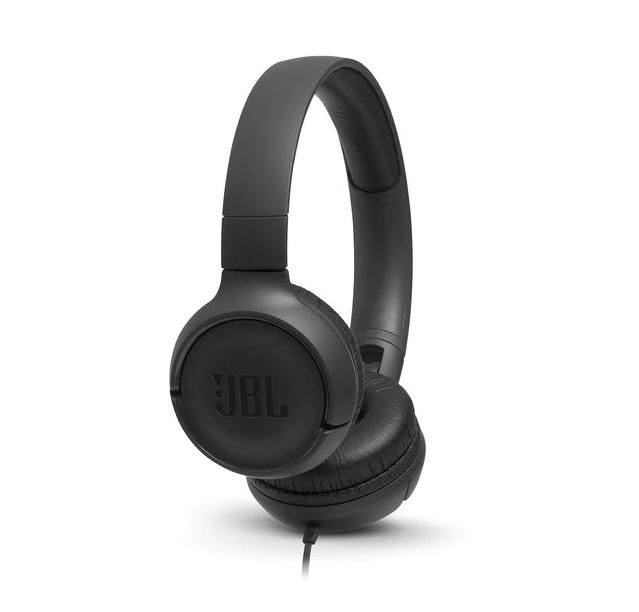 Слушалки JBL Tune 500, микрофон, 3.5 mm jack, Черни