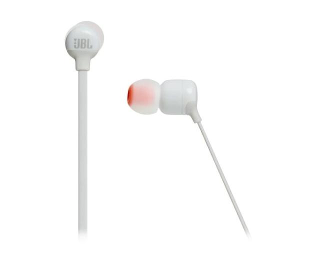 Слушалки JBL T110BT, безжични, Bluetooth, микрофон, Бели