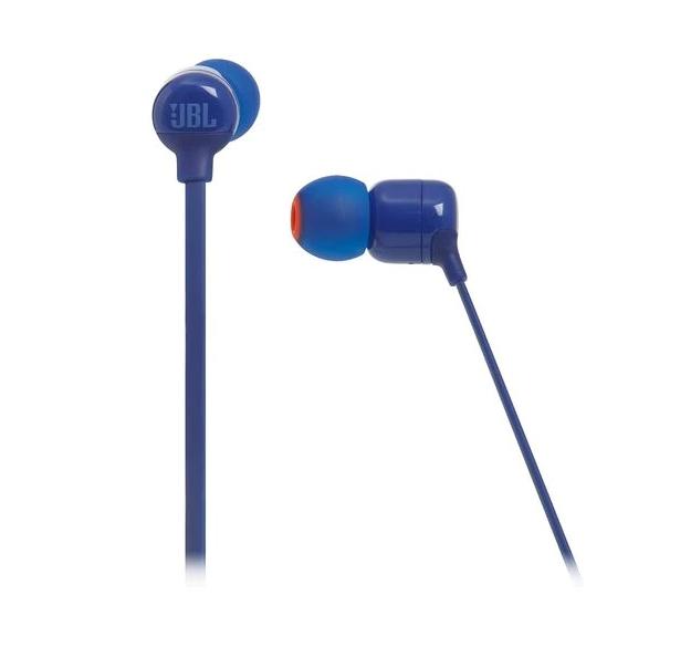 Слушалки JBL T110BT BLU, безжични, Bluetooth, микрофон, Син