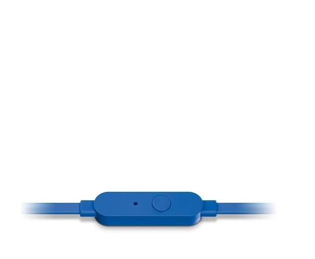 Слушалки JBL T110 BLU, микрофон, Сини