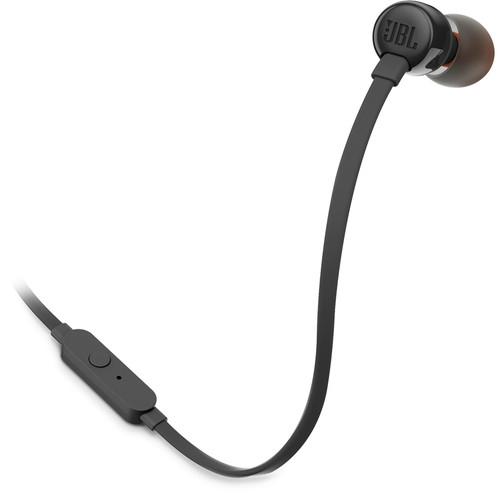 Слушалки JBL T110 BLK, микрофон, Черни