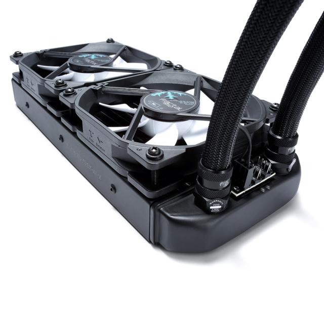 Охладител за процесор Fractal Design Celsius S24 Black, ACTIVE FAN 2x120mm, 500-2000 RPM, 4-Pin PWM, Intel/AMD 