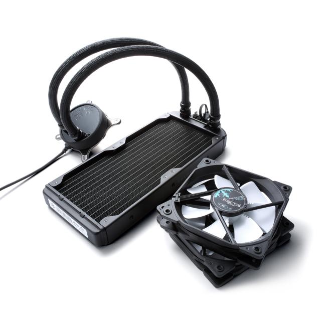 Охладител за процесор Fractal Design Celsius S24 Black, ACTIVE FAN 2x120mm, 500-2000 RPM, 4-Pin PWM, Intel/AMD 