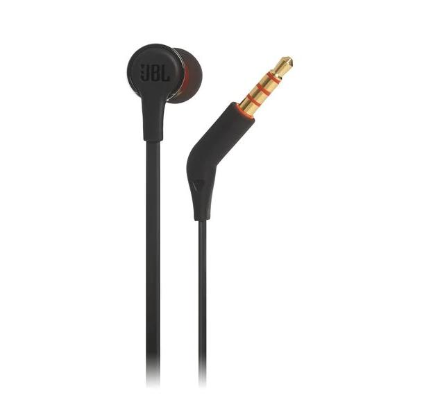 Слушалки JBL T210 BLK, микрофон, 3.5 mm jack, Черни