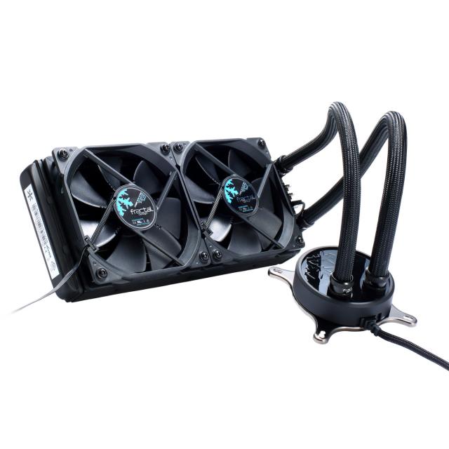 Охладител за процесор Fractal Design Celsius S24 Blackout, ACTIVE FAN 2x120mm, 500-2000 RPM, 4-Pin, Intel/AMD 