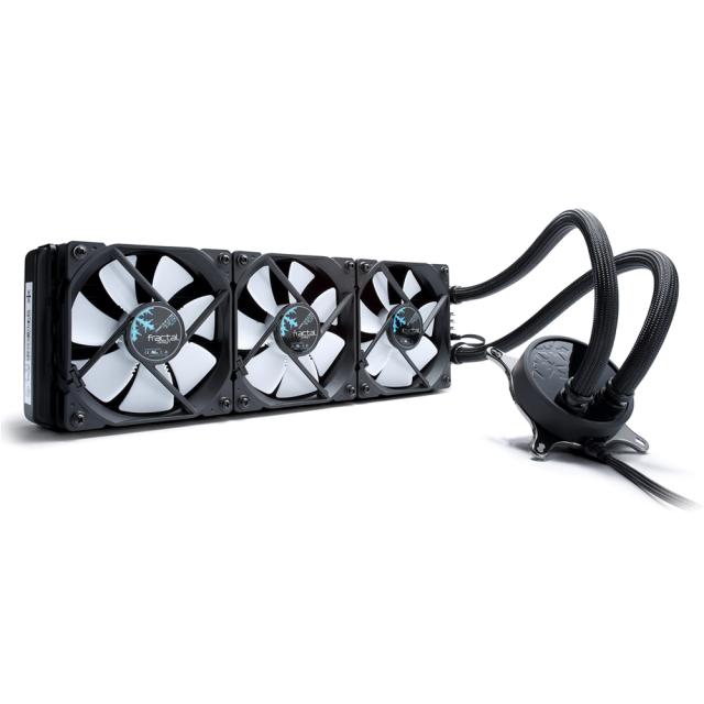 Охладител за процесор Fractal Design Celsius S36 Black, ACTIVE FAN 3x120mm, 500-2000 RPM, 4-Pin, Intel/AMD 