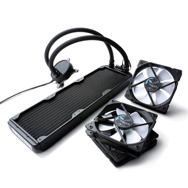 Охладител за процесор Fractal Design Celsius S36 Black, ACTIVE FAN 3x120mm, 500-2000 RPM, 4-Pin, Intel/AMD 