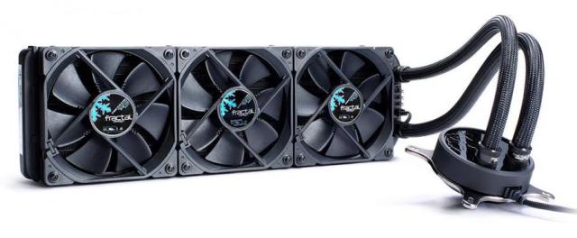 Охладител за процесор Fractal Design Celsius S36  Blackout, ACTIVE FAN 3x120mm, 500-2000 RPM, 4-Pin PWM, Intel/AMD 