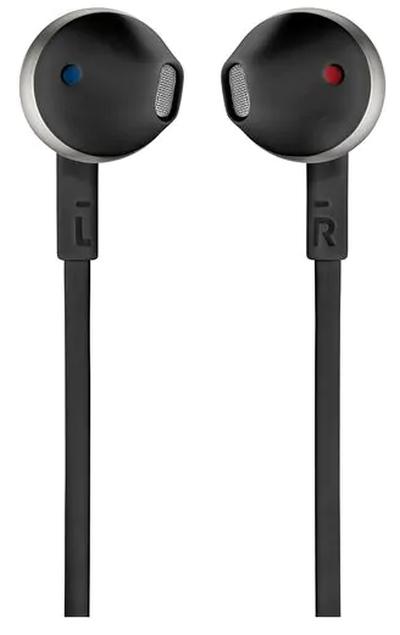 Слушалки JBL T205 BLK, микрофон, 3.5 mm jack, Черен