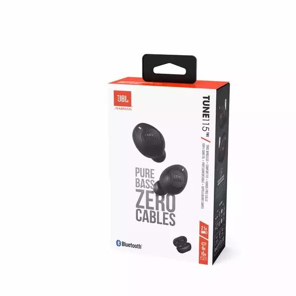 Слушалки JBL T115TWS BLK True wireless earbuds