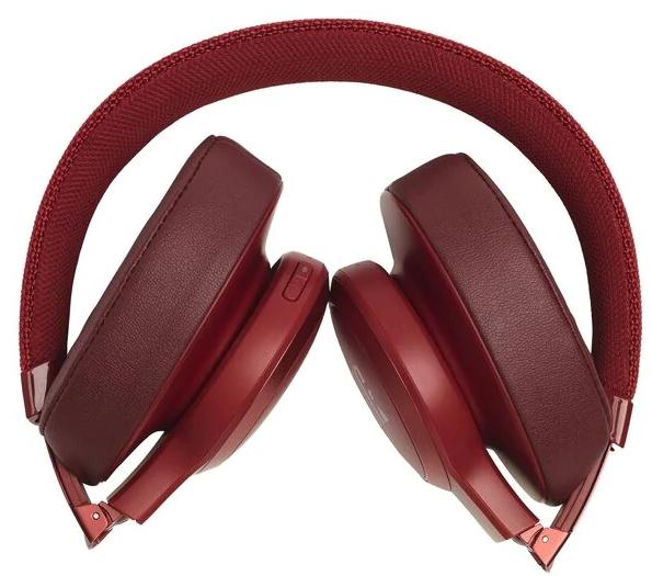 Слушалки JBL LIVE500 BT RED HEADPHONES