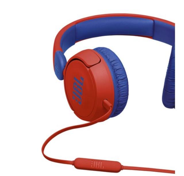 Слушалки JBL JR310 RED, микрофон, Червени