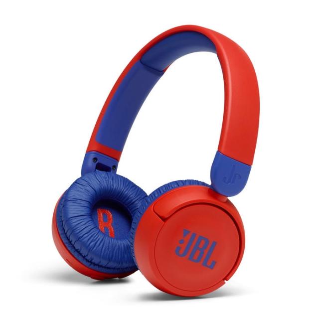 Слушалки JBL JR310BT RED, безжични, Bluetooth, микрофон, Червени