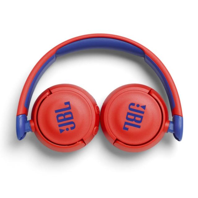 Слушалки JBL JR310BT RED, безжични, Bluetooth, микрофон, Червени