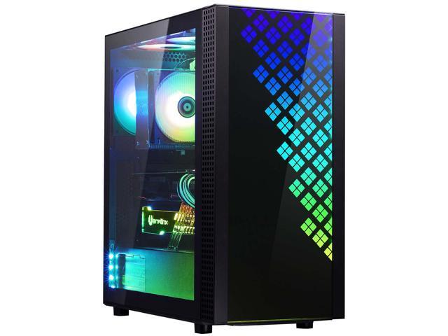 Кутия BitFenix Dawn Black TG, Middle Tower, 1x USB 3.1 Type-C/2x USB 3.0, EATX/ATX/Micro ATX/Mini ITX