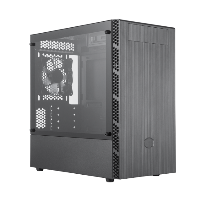 Кутия Cooler Master MasterBox MB400L with ODD TG, 2x USB 3.2, 1x 3.5mm жак, Mini ITX/Micro ATX,черна