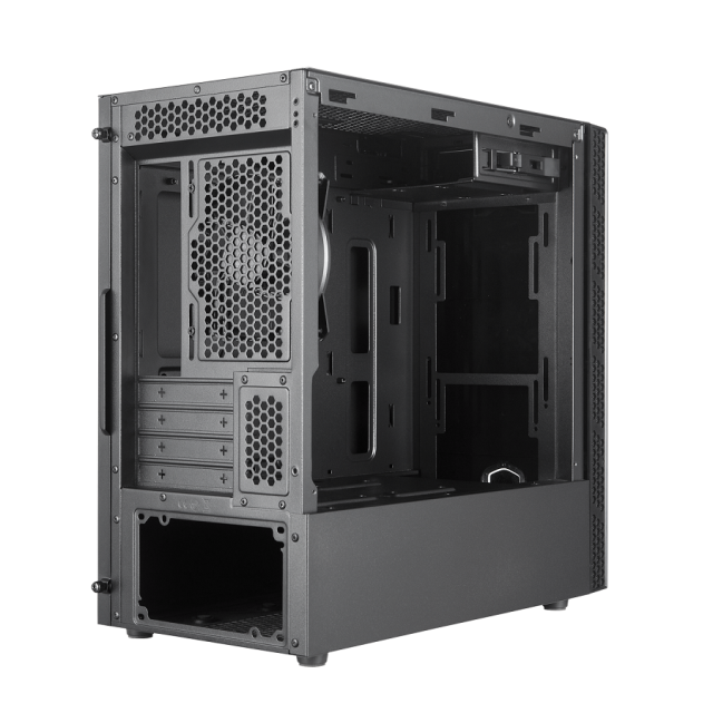 Кутия Cooler Master MasterBox MB400L with ODD TG, 2x USB 3.2, 1x 3.5mm жак, Mini ITX/Micro ATX,черна