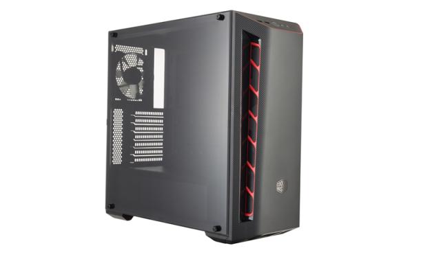 Кутия Cooler Master Masterbox MB510L Red Trim, ATX/microATX/miniITX, USB 3.0, черна/червена