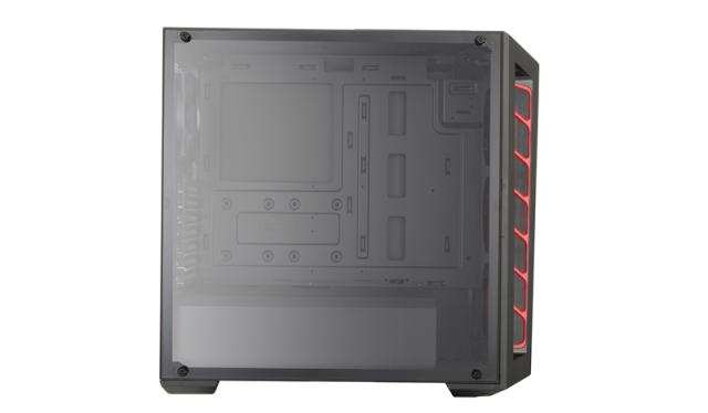 Кутия Cooler Master Masterbox MB510L Red Trim, ATX/microATX/miniITX, USB 3.0, черна/червена